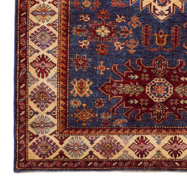 5' x 6' 11 Hand Knotted Kazak Rug
