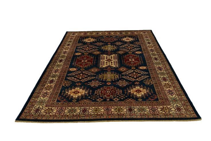 Detail image of 5' 11 x 8' 6 Hand Knotted Kazak Rug