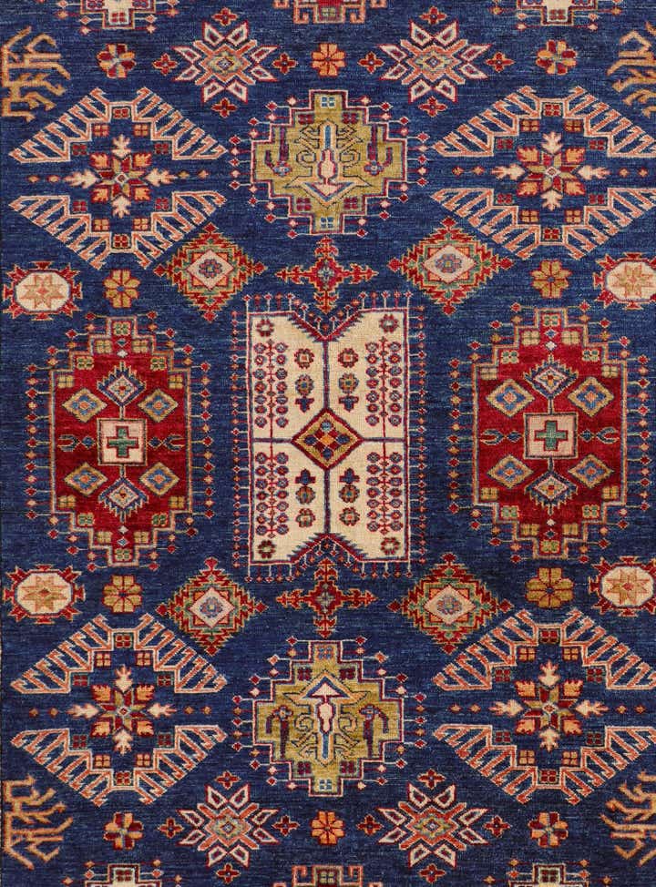 5' 11 x 8' 6 Hand Knotted Kazak Rug