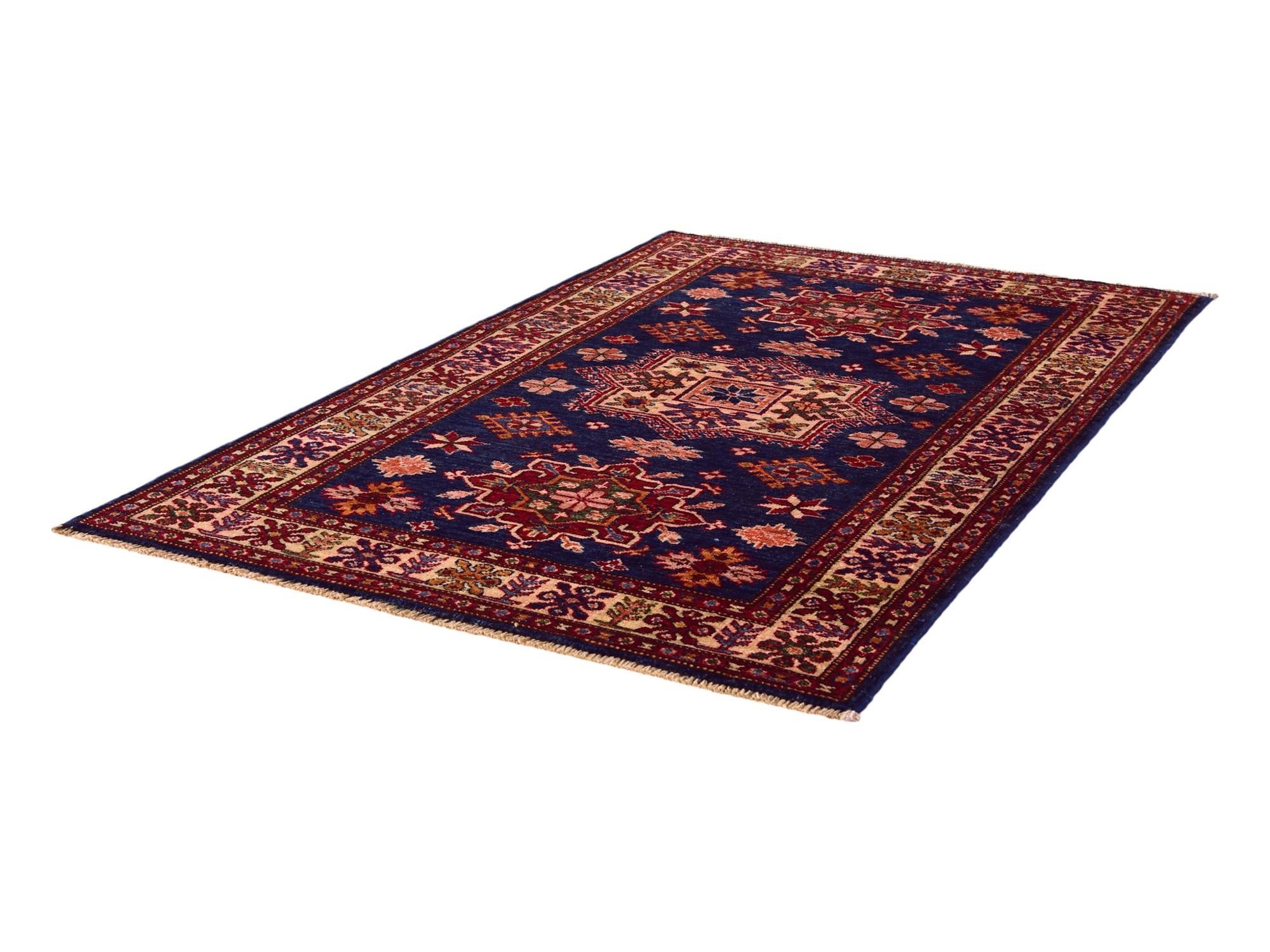 3' 1 x 4' 8 Hand Knotted Kazak Rug