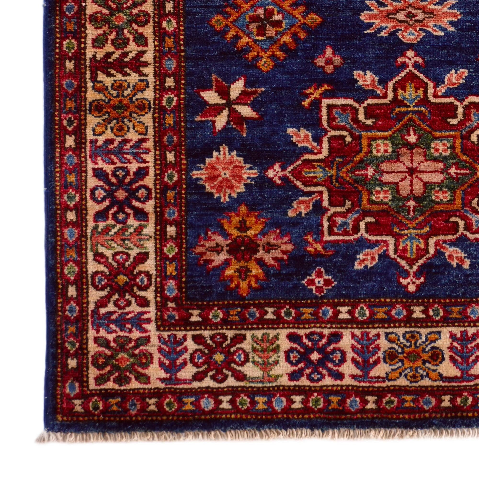 3' 1 x 4' 8 Hand Knotted Kazak Rug