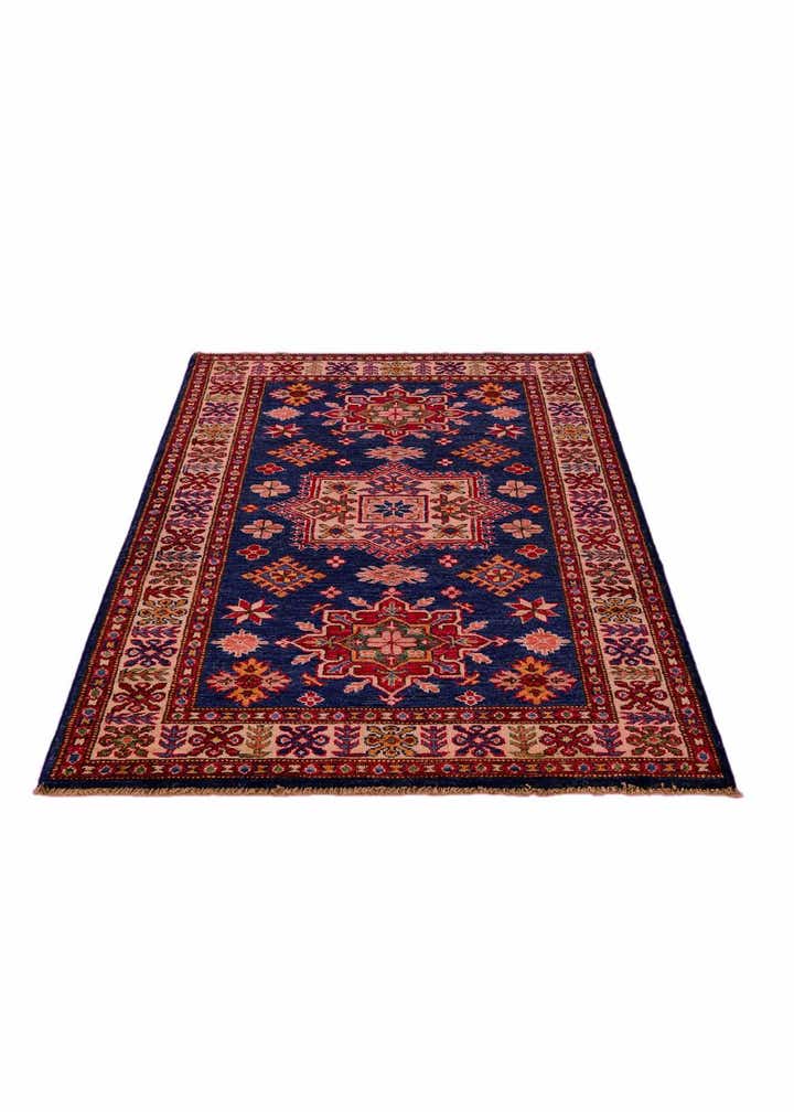 3' x 4' 8 Hand Knotted Kazak Rug