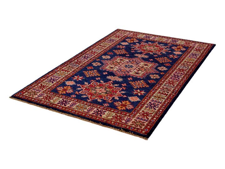 3' x 4' 8 Hand Knotted Kazak Rug