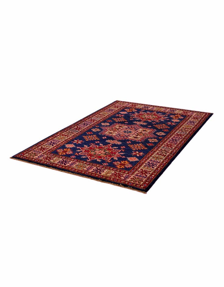 Detail image of 3' x 4' 8 Hand Knotted Kazak Rug