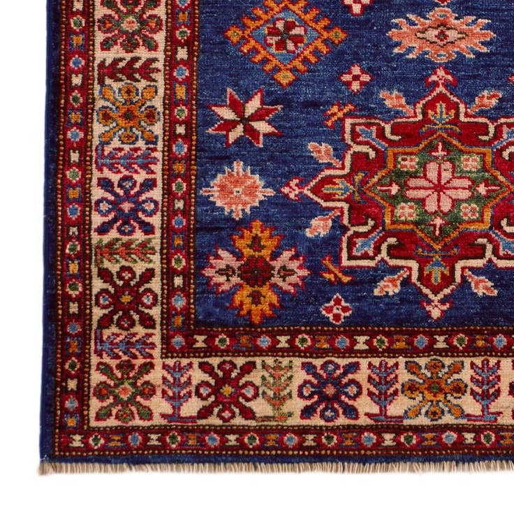 Detail image of 3' x 4' 8 Hand Knotted Kazak Rug