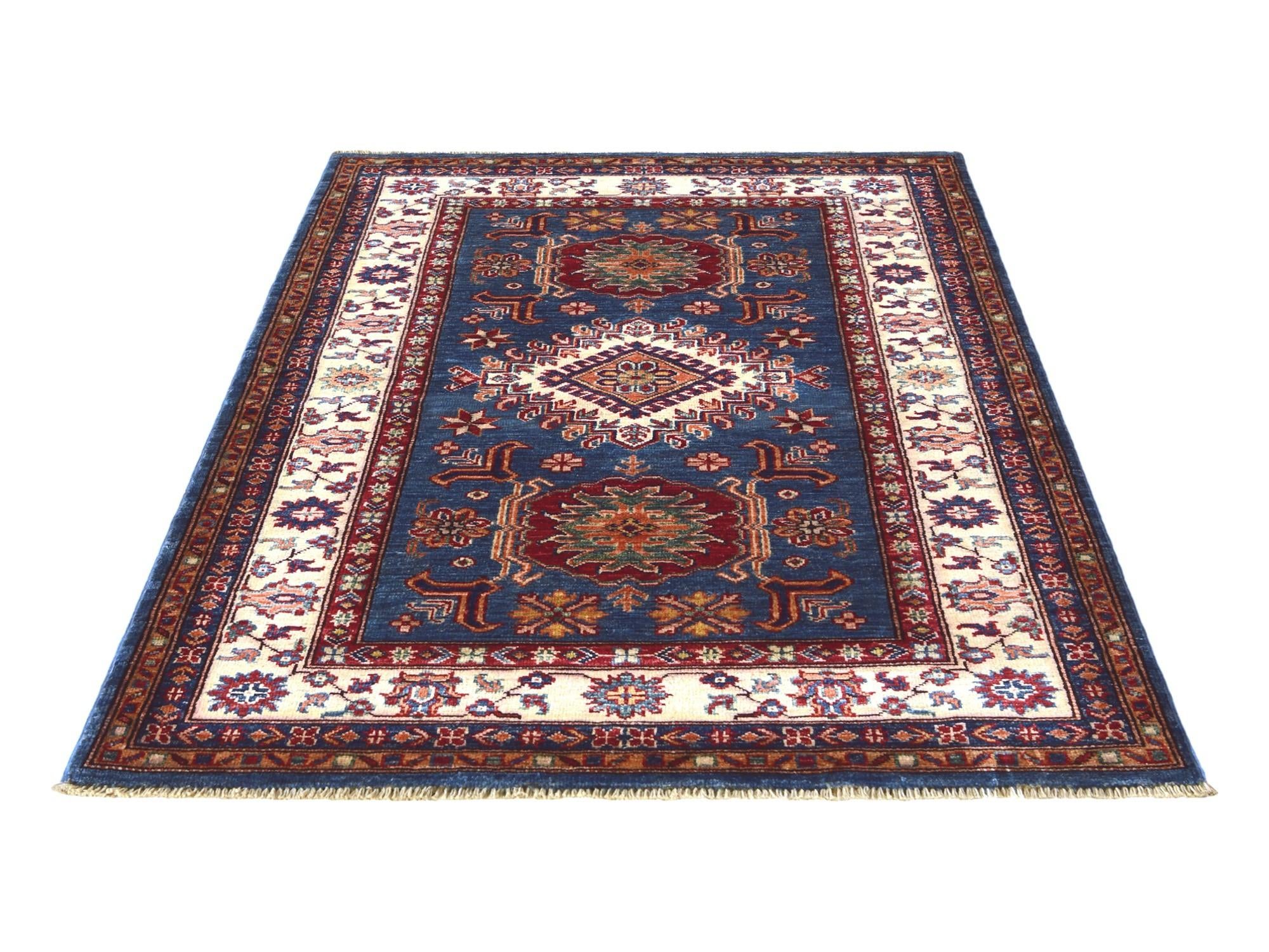 3' 4 x 5' 1 Hand Knotted Kazak Rug