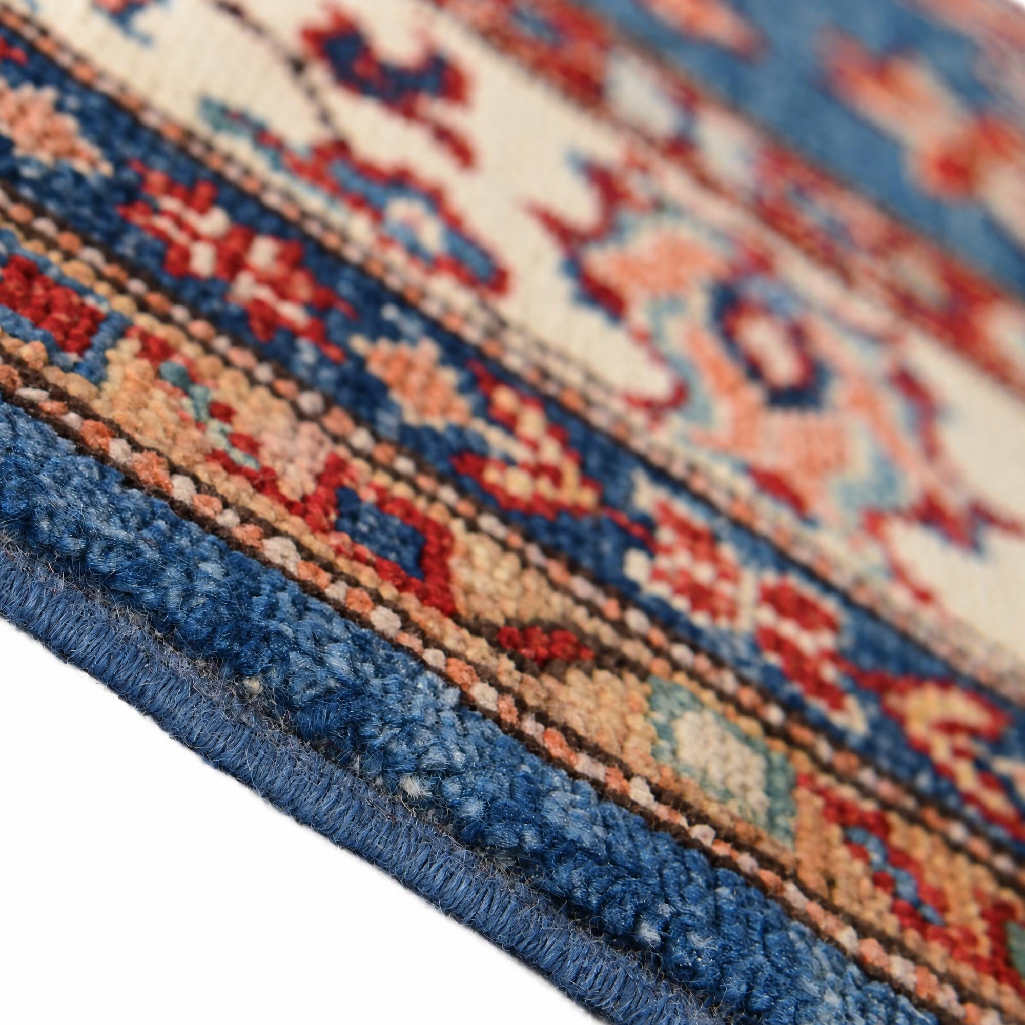100cm x 155cm anudado a mano Kazak Alfombra