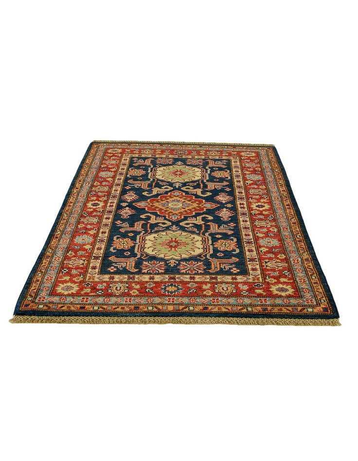 Detail image of 3' 5 x 5' 5 Hand Knotted Kazak Rug