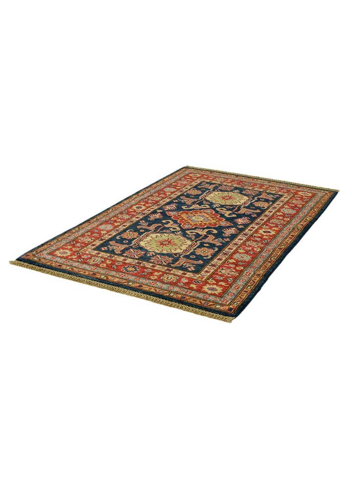 3' 5 x 5' 5 Hand Knotted Kazak Rug
