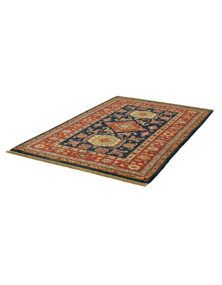 Detail image of 3' 5 x 5' 5 Hand Knotted Kazak Rug
