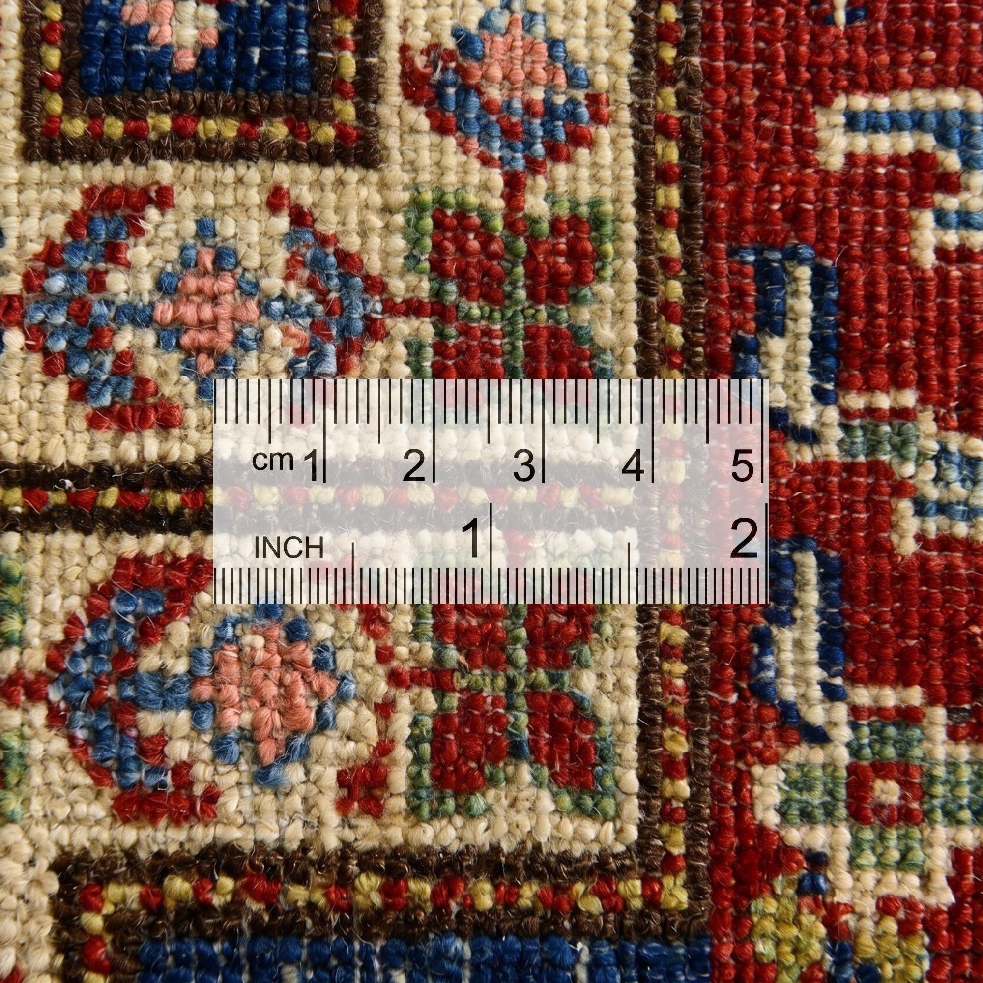 3' 5 x 5' 5 Hand Knotted Kazak Rug