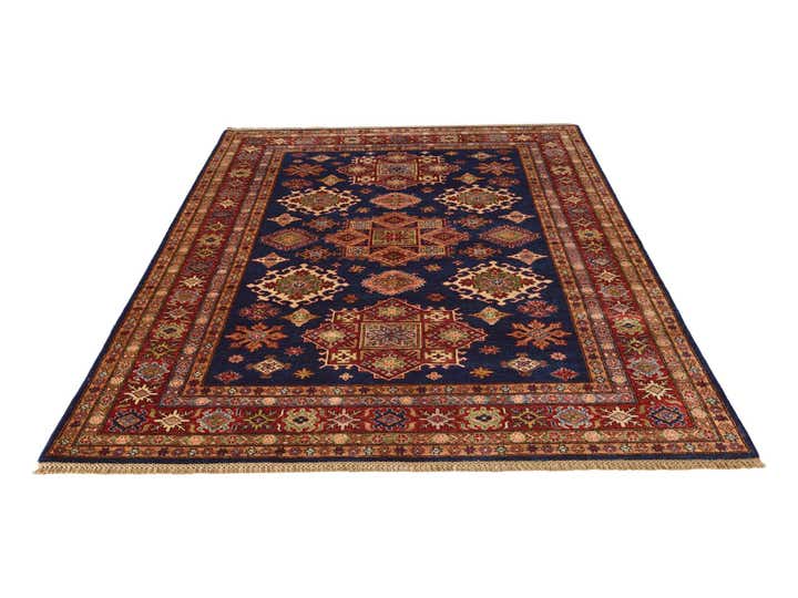 6' x 7' 11 Hand Knotted Kazak Rug