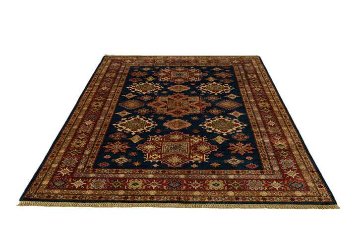 6' x 7' 11 Hand Knotted Kazak Rug