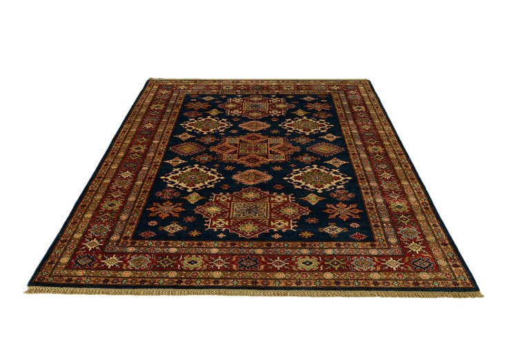 Detail image of 6' x 7' 11 Hand Knotted Kazak Rug