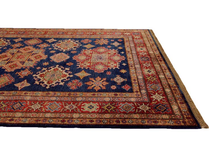 Detail image of 6' x 7' 11 Hand Knotted Kazak Rug