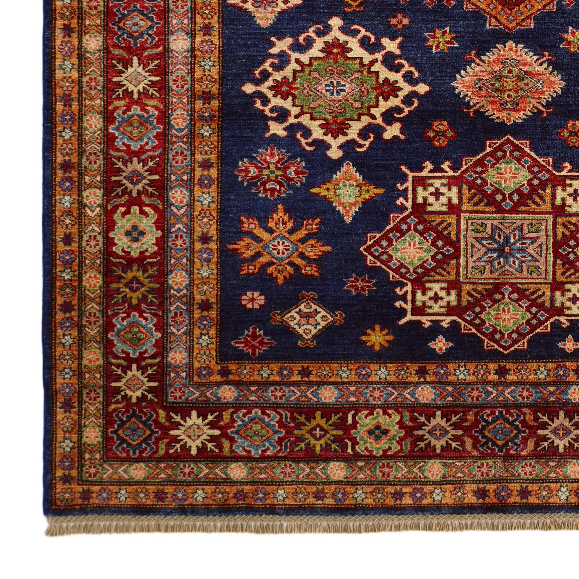 6' x 7' 11 Hand Knotted Kazak Rug