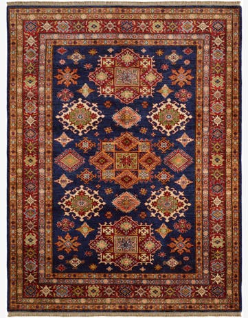 6' x 7' 11 Hand Knotted Kazak Rug