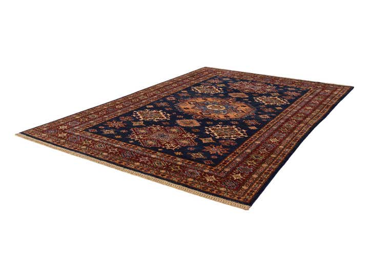 5' 8 x 8' Hand Knotted Kazak Rug