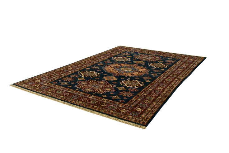 Detail image of 5' 8 x 8' Hand Knotted Kazak Rug