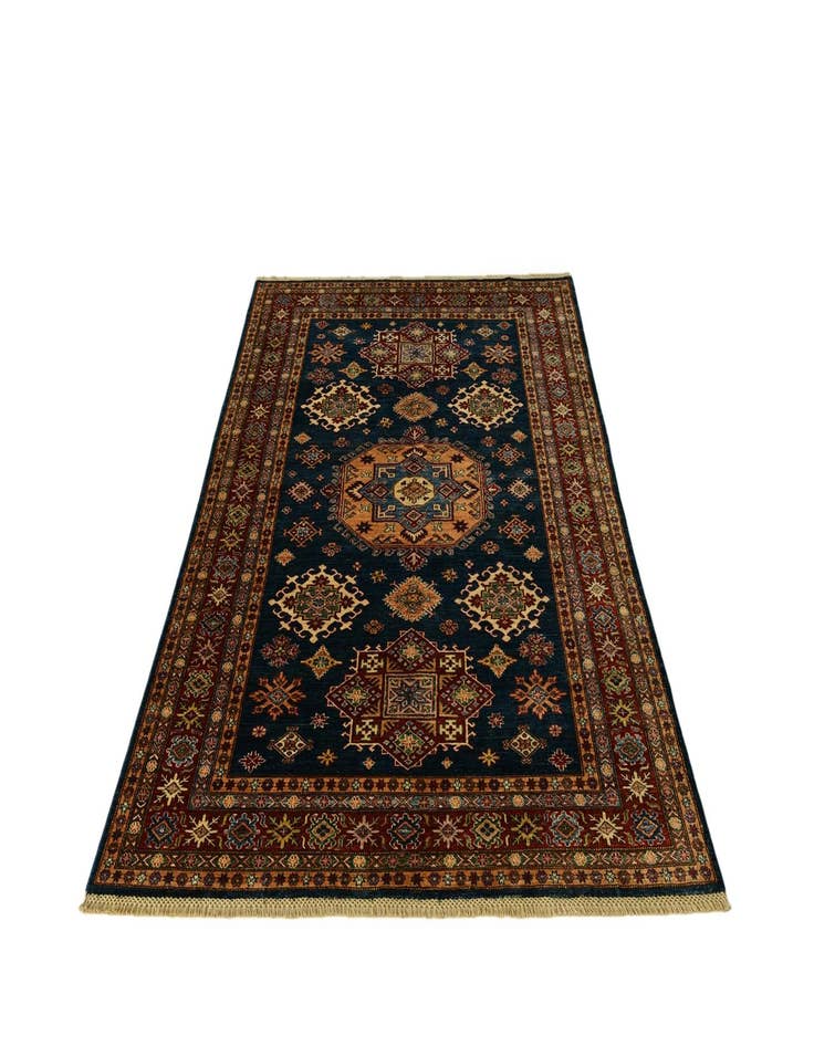 Detail image of 5' 8 x 8' Hand Knotted Kazak Rug
