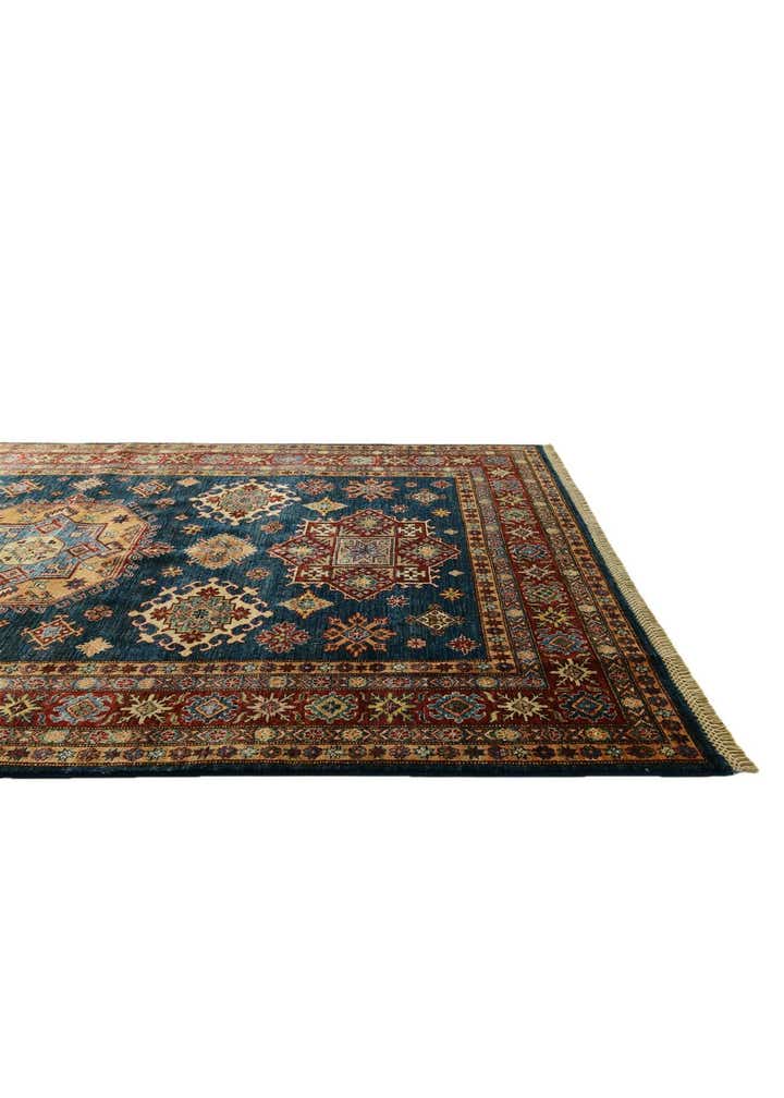 5' 8 x 8' Hand Knotted Kazak Rug