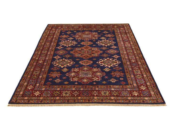 5' 11 x 7' 7 Hand Knotted Kazak Rug