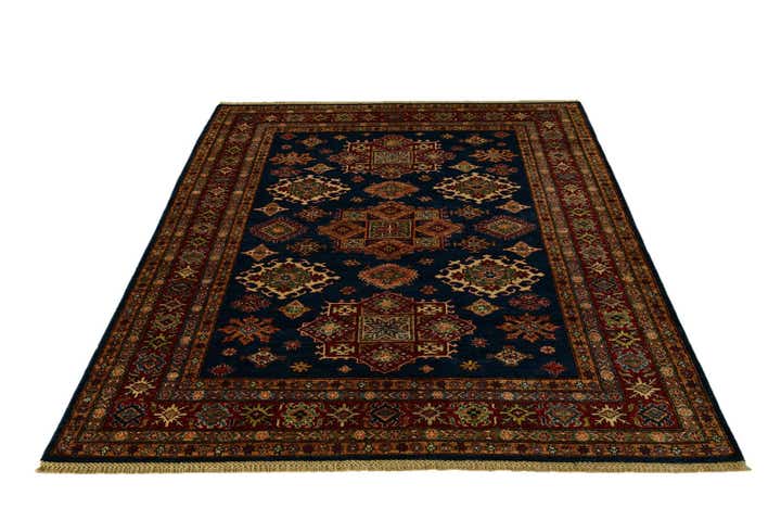 5' 11 x 7' 7 Hand Knotted Kazak Rug