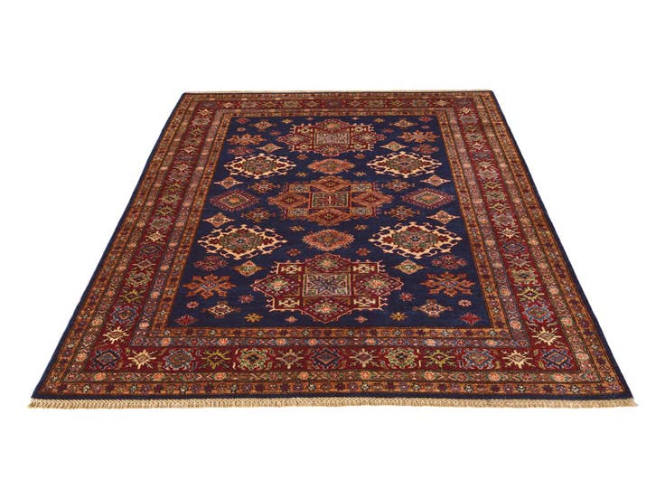 Detail image of 5' 11 x 7' 7 Hand Knotted Kazak Rug