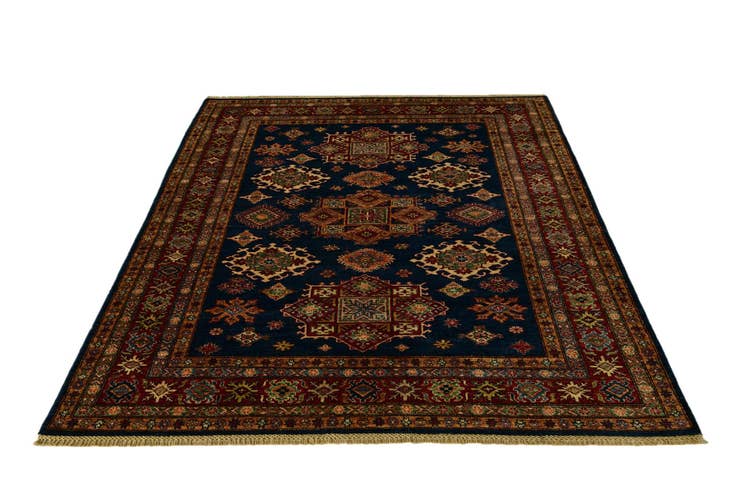 Detail image of 5' 11 x 7' 7 Hand Knotted Kazak Rug