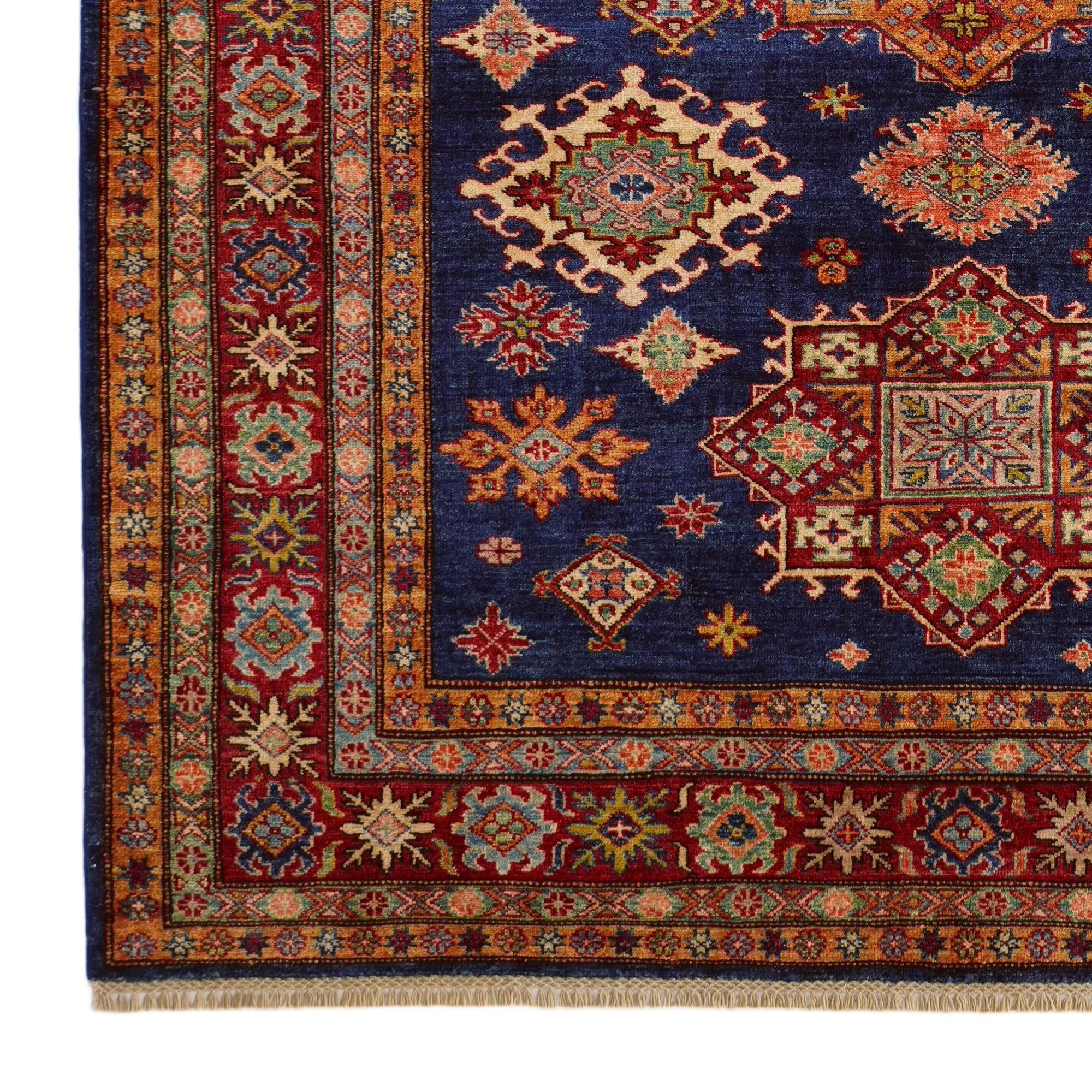 5' 11 x 7' 7 Hand Knotted Kazak Rug