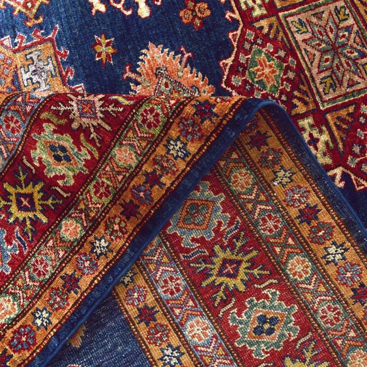 Detail image of 5' 11 x 7' 7 Hand Knotted Kazak Rug