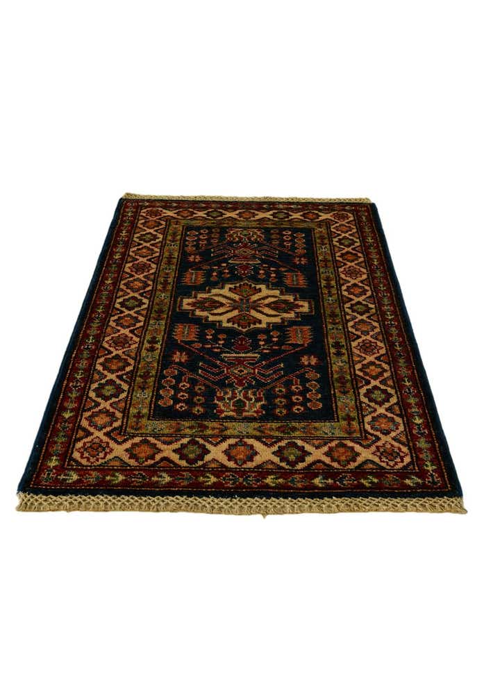 2' x 3' 1 Hand Knotted Kazak Rug