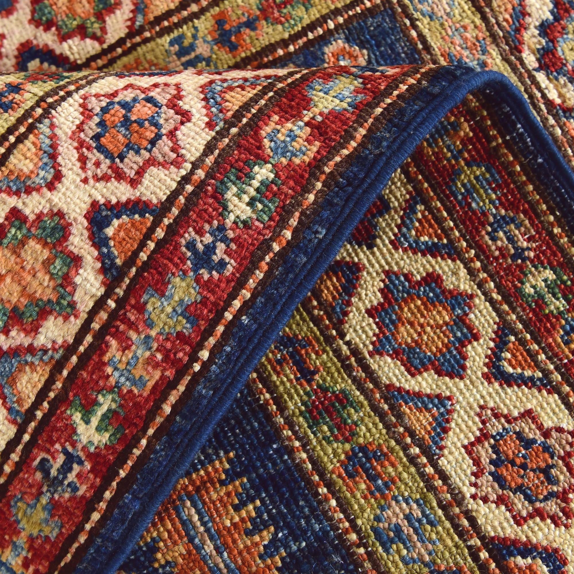 2' x 3' 1 Hand Knotted Kazak Rug
