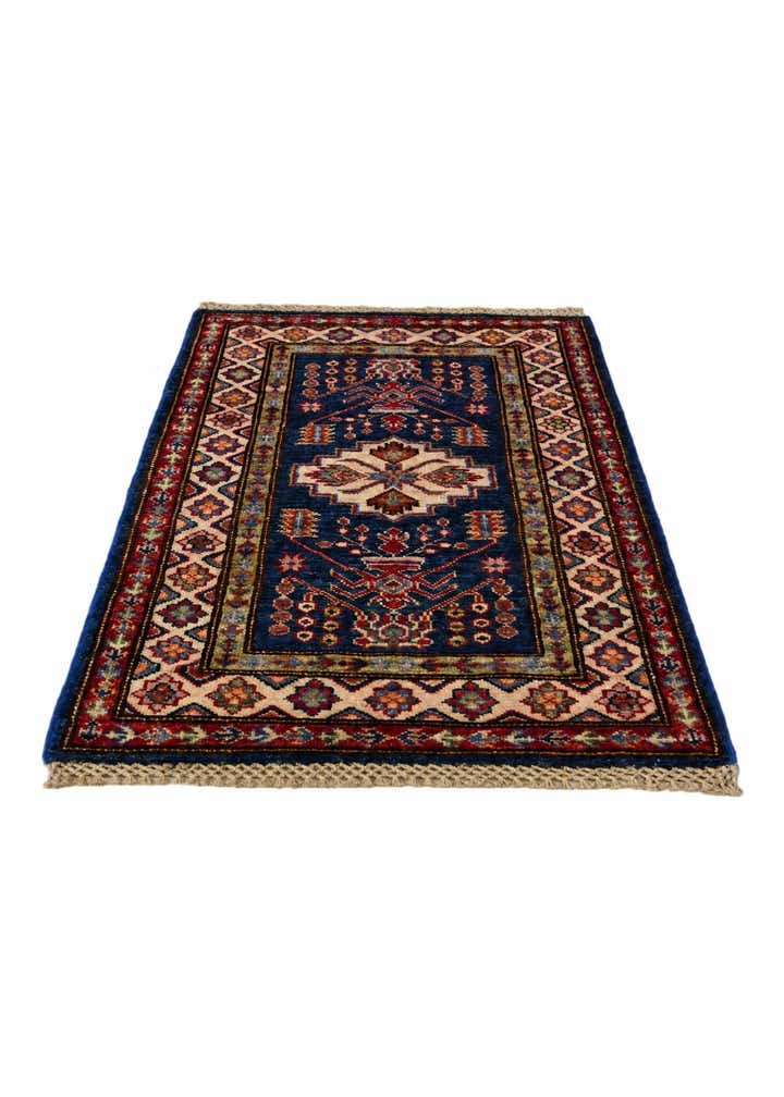 2' x 3' 2 Hand Knotted Kazak Rug