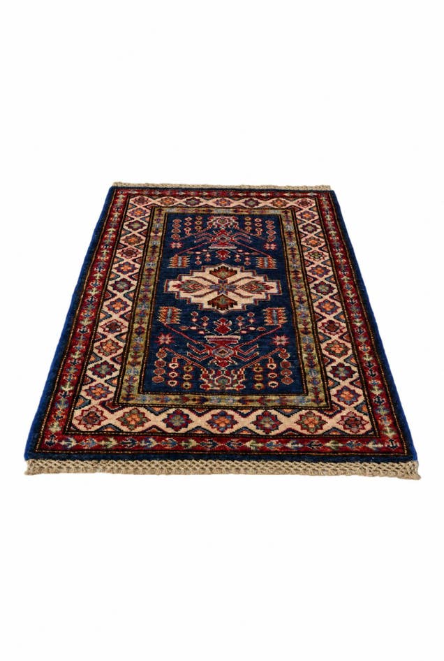 Detail image of 2' x 3' 2 Hand Knotted Kazak Rug