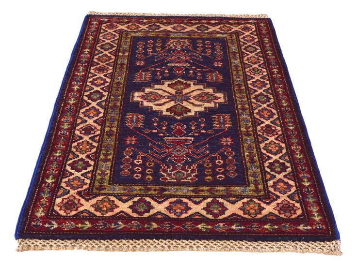 Detail image of 2' x 3' 2 Hand Knotted Kazak Rug