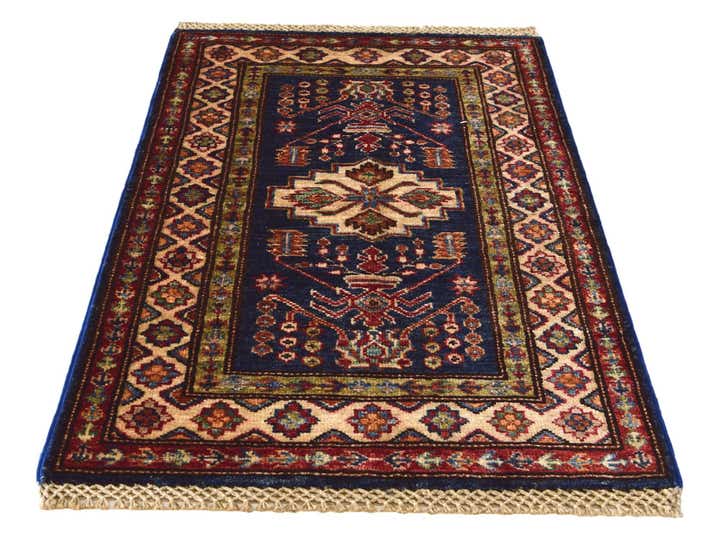 2' 1 x 3' 2 Hand Knotted Kazak Rug