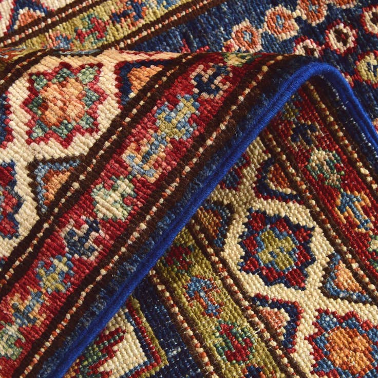 Detail image of 2' 1 x 3' 2 Hand Knotted Kazak Rug