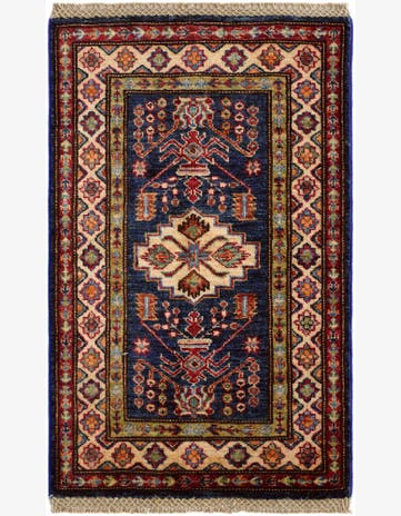 2' 1 x 3' 2 Hand Knotted Kazak Rug