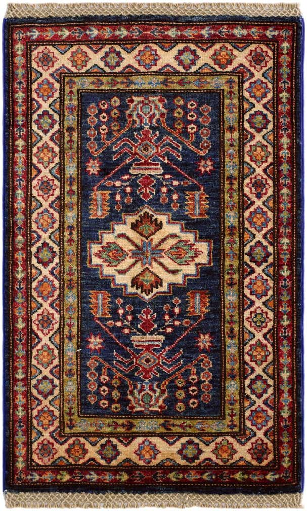 2' 1 x 3' 2 Hand Knotted Kazak Rug