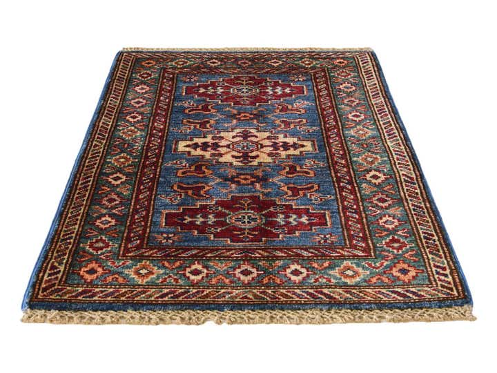 2' x 3' 1 Hand Knotted Kazak Rug