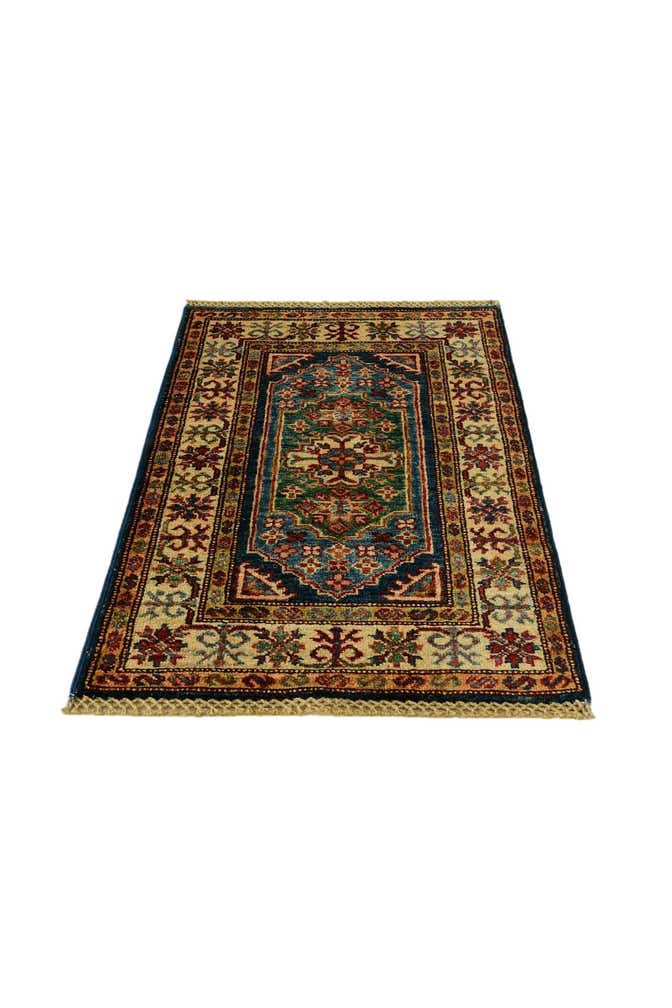 1' 10 x 2' 11 Hand Knotted Kazak Rug