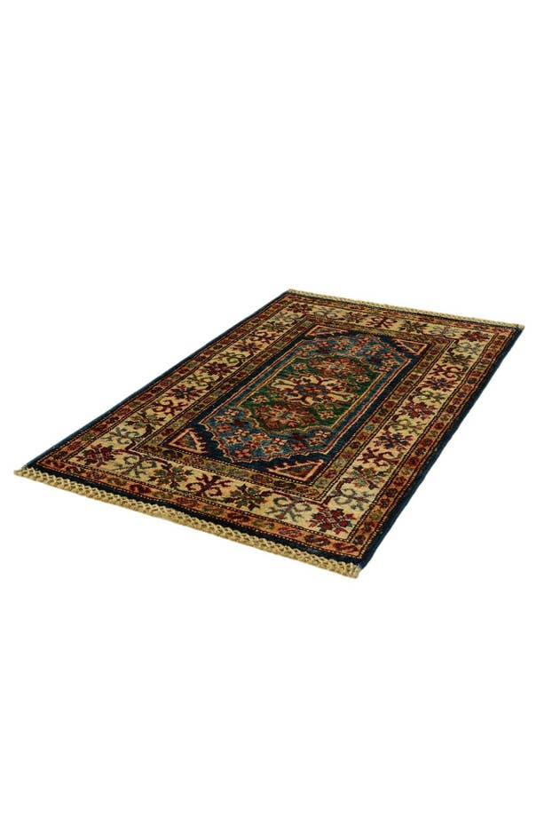 Detail image of 1' 10 x 2' 11 Hand Knotted Kazak Rug