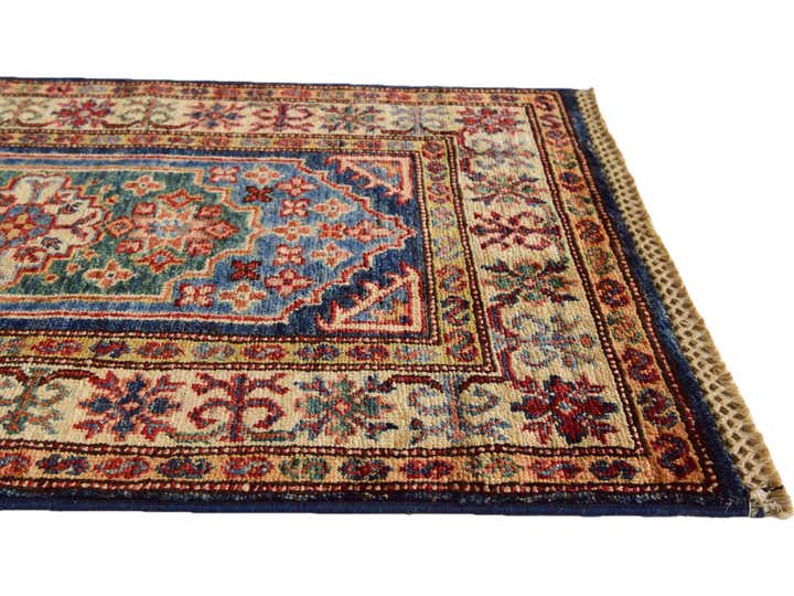 1' 10 x 2' 11 Hand Knotted Kazak Rug