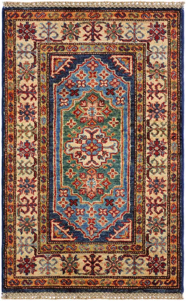 1' 10 x 2' 11 Hand Knotted Kazak Rug