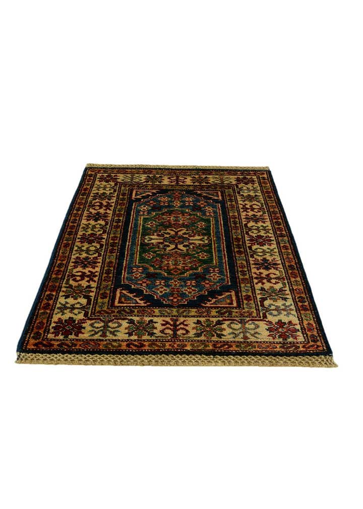 2' 1 x 3' Hand Knotted Kazak Rug