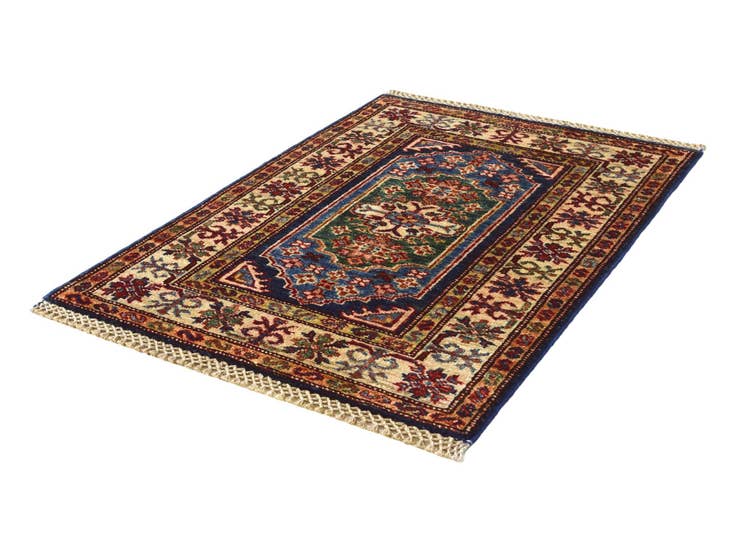 Detail image of 2' 1 x 3' Hand Knotted Kazak Rug