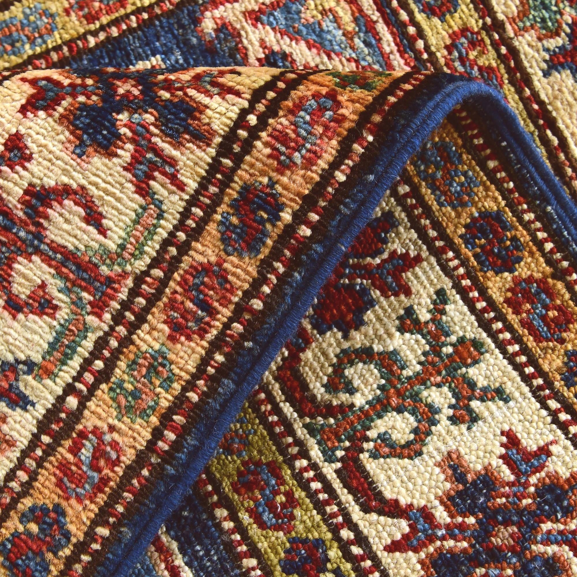 2' 1 x 3' Hand Knotted Kazak Rug