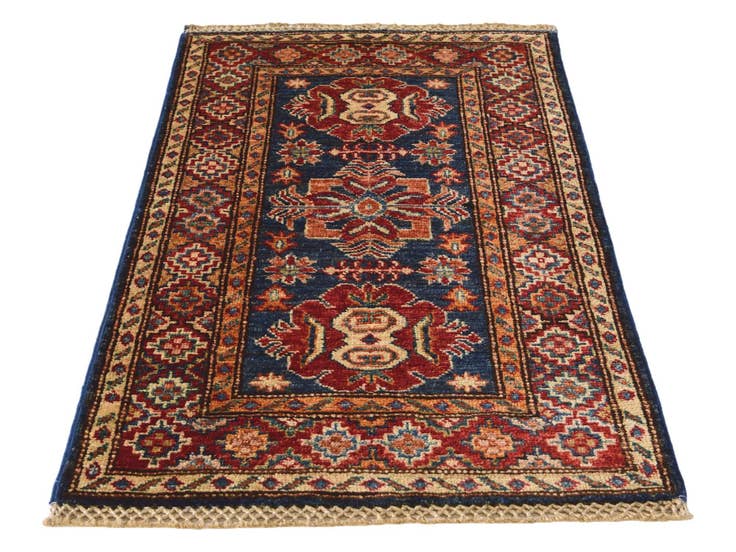 Detail image of 1' 11 x 3' 2 Hand Knotted Kazak Rug