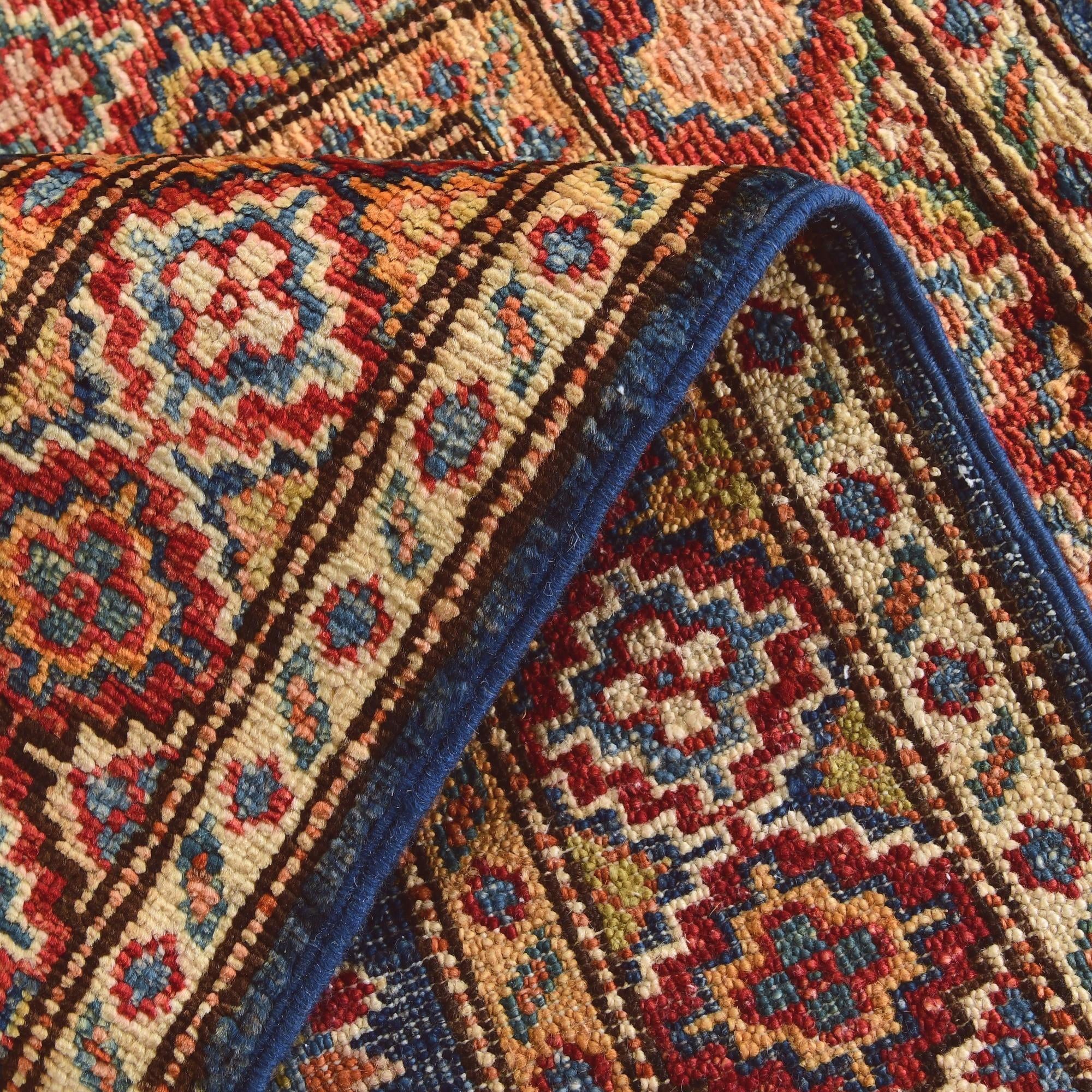 1' 11 x 3' 2 Hand Knotted Kazak Rug